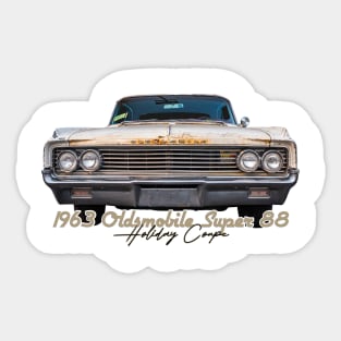 1963 Oldsmobile Super 88 Holiday Hardtop Coupe Sticker